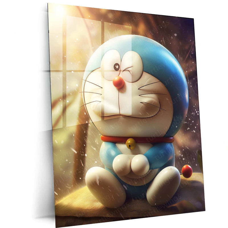 Doraemon – The Future Robot Cat Metal Poster - TURTLEWINGS 