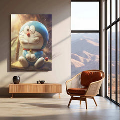 Doraemon – The Future Robot Cat Metal Poster - TURTLEWINGS 
