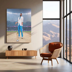 Hardik Pandya | Indian Team Champions Trophy 2025 Winner | Metal Poster - TURTLEWINGS 