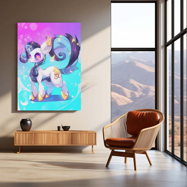 Squirtle Pokémon Metal Frame | Water-Type Anime Wall Art | Kids Room Decor by TurtleWings - TURTLEWINGS 