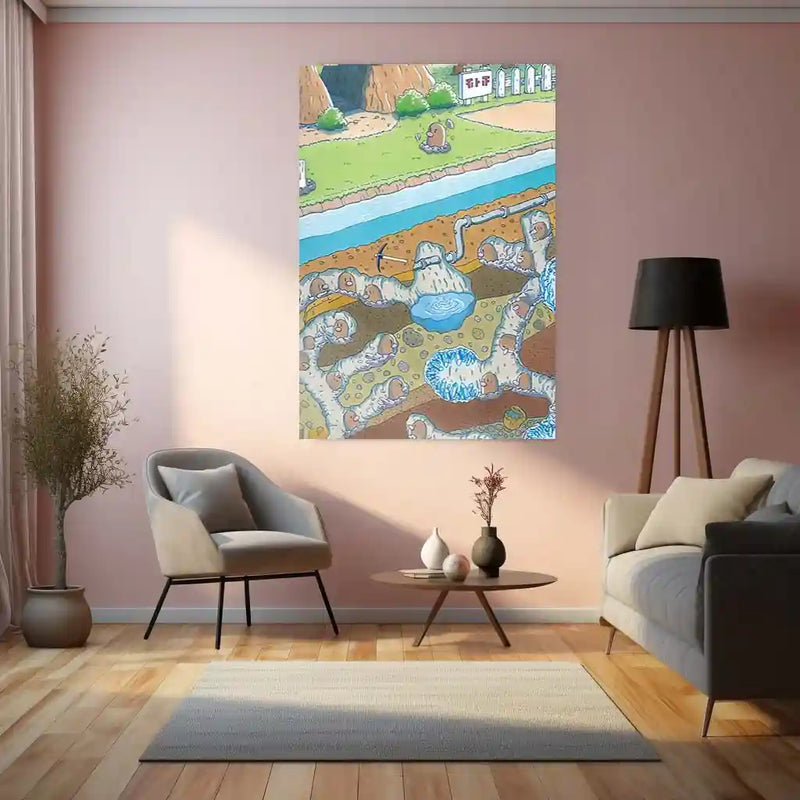 Anime Metal Poster | Pokemon Metal Frame | Cute & Fun Anime Wall Art | Premium Metal Poster