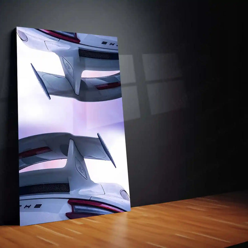 Quote Metal Poster | Porsche 911 GT3 | Track-Bred Precision, Pure Performance Metal Frame - TURTLEWINGS 