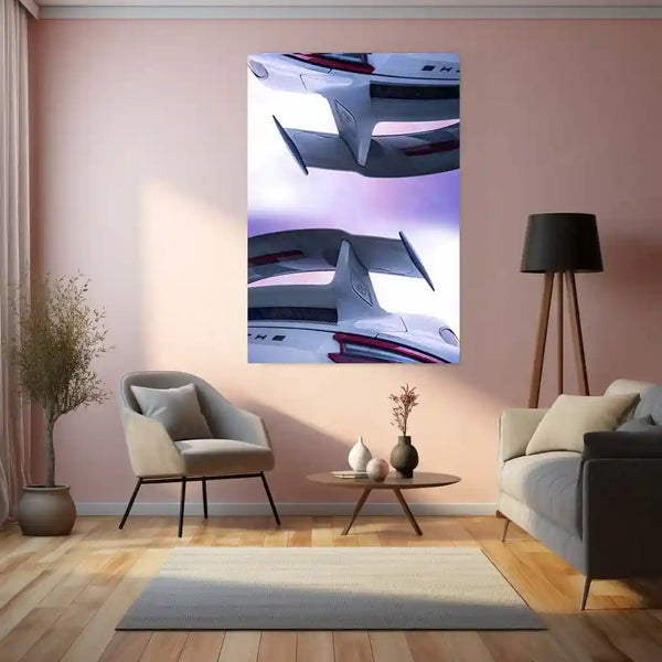 Quote Metal Poster | Porsche 911 GT3 | Track-Bred Precision, Pure Performance Metal Frame - TURTLEWINGS 