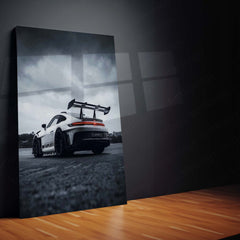 Cars Metal Poster | Porsche 911 GT3 RS – Storm Edition Metal Poster | Supercar Wall Frame