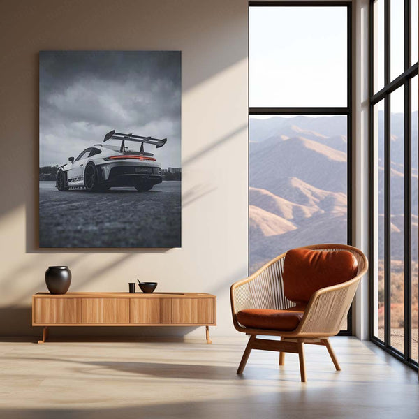 Cars Metal Poster | Porsche 911 GT3 RS – Storm Edition Metal Poster | Supercar Wall Frame