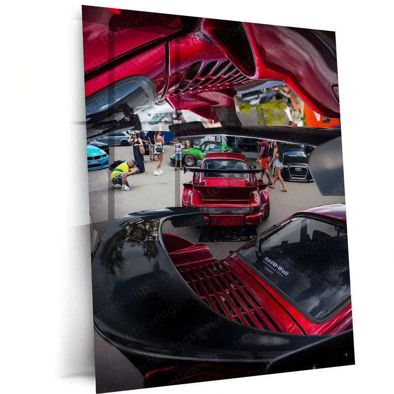 Quote Metal Poster | Porsche 911 | Timeless Precision, Legacy & Pure Driving Metal Frame - TURTLEWINGS 