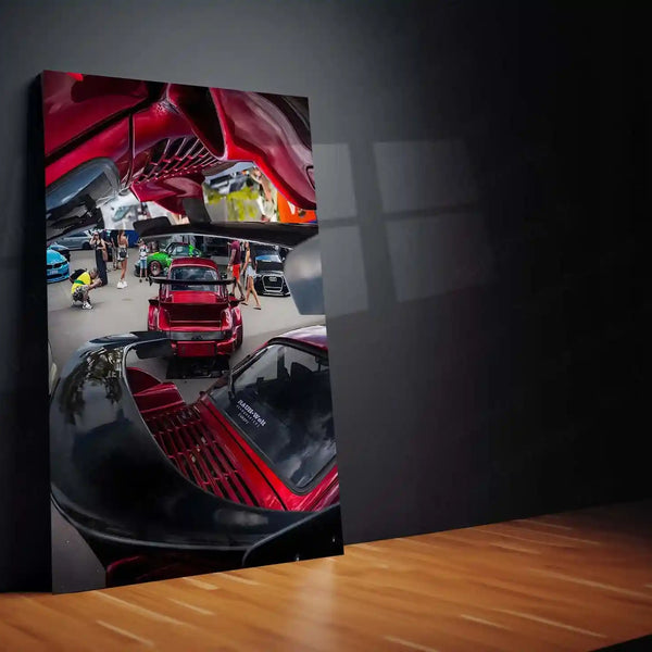 Quote Metal Poster | Porsche 911 | Timeless Precision, Legacy & Pure Driving Metal Frame - TURTLEWINGS 