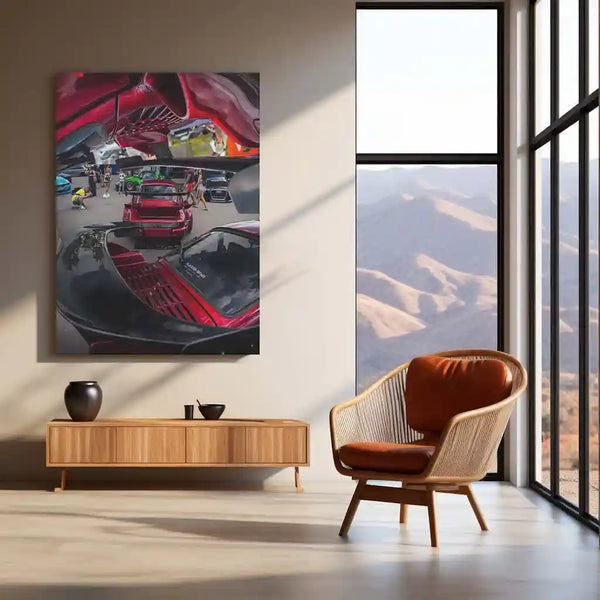 Quote Metal Poster | Porsche 911 | Timeless Precision, Legacy & Pure Driving Metal Frame - TURTLEWINGS 