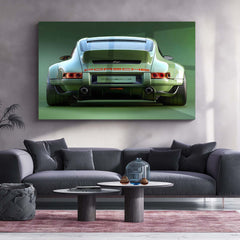 Car Metal Poster | Porsche Legacy Metal Poster | Classic Widebody Sports Car Wall Art  Timeless Performance Automotive Metal Frame by TurtleWings