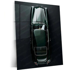 Porsche Art Metal Poster – Luxury Sports Car Wall Decor - TURTLEWINGS 