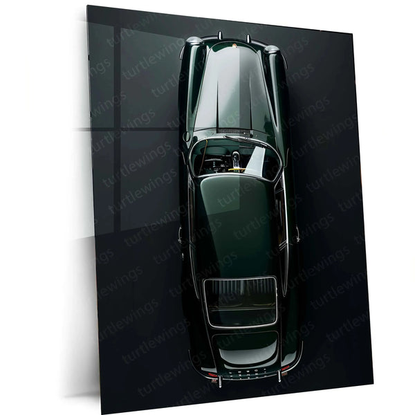 Porsche Art Metal Poster – Luxury Sports Car Wall Decor - TURTLEWINGS 
