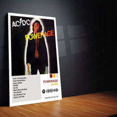 AC/DC Complete Album Collection | Set of 10 | Set of 8 | Set of 4 | Metal Frame Posters High Voltage. Pure Rock Energy. Legendary Wall Statement. - TURTLEWINGS 