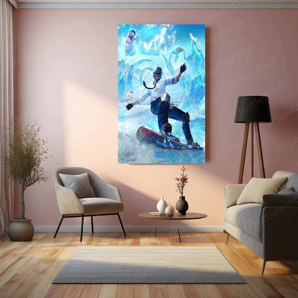 PUBG Metal Poster – Ultimate Battle Royale Gaming Wall Art - TURTLEWINGS 