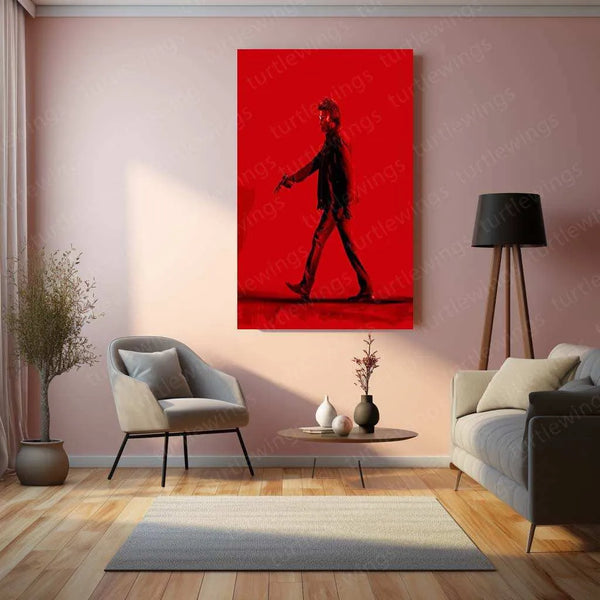 Rajinikanth Metal Poster – Thalaiva Tribute Wall Art | Superstar Icon Decor - TURTLEWINGS 