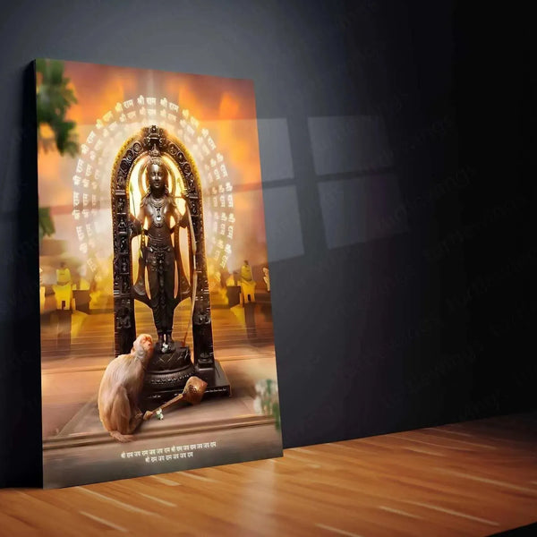 Ram Lalla Metal Poster – Divine Childhood Avatar Wall Art 2 - TURTLEWINGS 