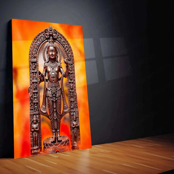 Ram Lalla Metal Poster – Divine Childhood Avatar Wall Art 3 - TURTLEWINGS 