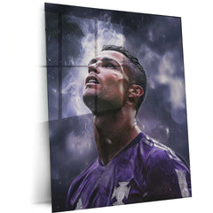 Sports | Cristiano Ronaldo Metal Frame – Iconic Football Wall Art7 - TURTLEWINGS 