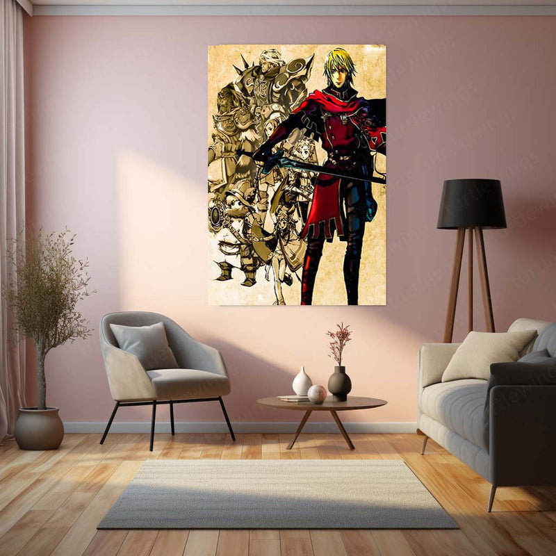 Game Metal Poster | Radiant Historia – Time Travelers Metal Frame