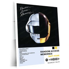 Daft Punk – Complete Album Collection | Set of 11 | Set of 8 | Set of 4 | Premium Metal Poster Set