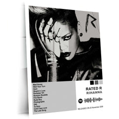 Rihanna – Complete Album Collection | Set of 11 | Set of 8 | Set of 4 | Premium Metal Poster Set
