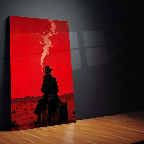 Game Metal Poster | Red Dead Redemption II – The Lone Gunslinger Metal Frame 01