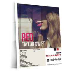 Taylor Swift – Complete Album Collection | Set of 11 | Set of 8 | Set of 4 | Premium Metal Poster Set