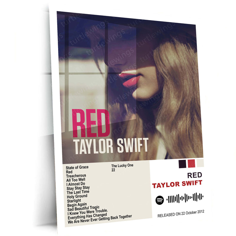 Taylor Swift – Complete Album Collection | Set of 11 | Set of 8 | Set of 4 | Premium Metal Poster Set