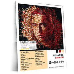 Eminem – Complete Album Collection | Set of 11 | Set of 8 | Set of 4 | Premium Metal Poster