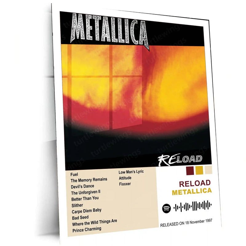 Metallica Complete Collection | Set of 11 | Set of 8 | Set of 4 | Album Posters Metal Frames Heavy Riffs. Legendary Albums. Thrash Metal History on Your Walls. - TURTLEWINGS 