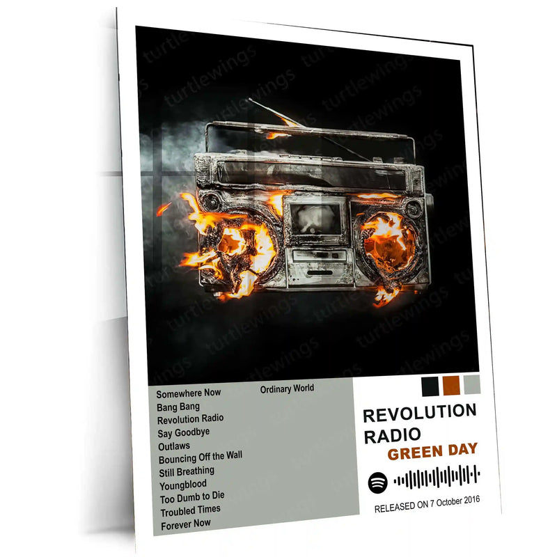 Green Day – Complete Album Collection | Set of 11 | Set of 8 | Set of 4 | Premium Metal Poster - TURTLEWINGS 