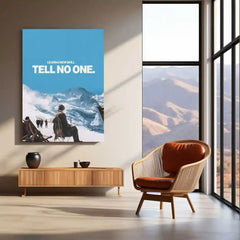 Quote Metal Poster | Reynolds Woodcock – Learn a New Skill. Tell No One. | Silent Mastery Metal Poster - TURTLEWINGS 