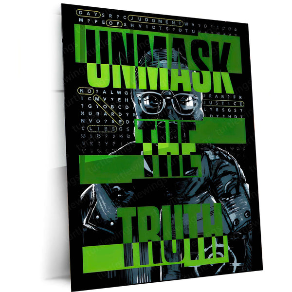 Riddler – Gotham’s Enigma Metal Poster | DC Comics Villain Wall Frame