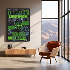 Riddler – Gotham’s Enigma Metal Poster | DC Comics Villain Wall Frame