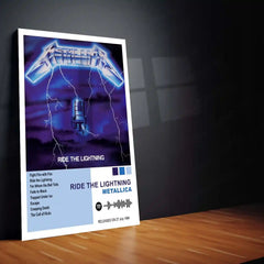Metallica Complete Collection | Set of 11 | Set of 8 | Set of 4 | Album Posters Metal Frames Heavy Riffs. Legendary Albums. Thrash Metal History on Your Walls. - TURTLEWINGS 