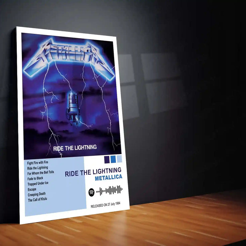 Metallica Complete Collection | Set of 11 | Set of 8 | Set of 4 | Album Posters Metal Frames Heavy Riffs. Legendary Albums. Thrash Metal History on Your Walls. - TURTLEWINGS 
