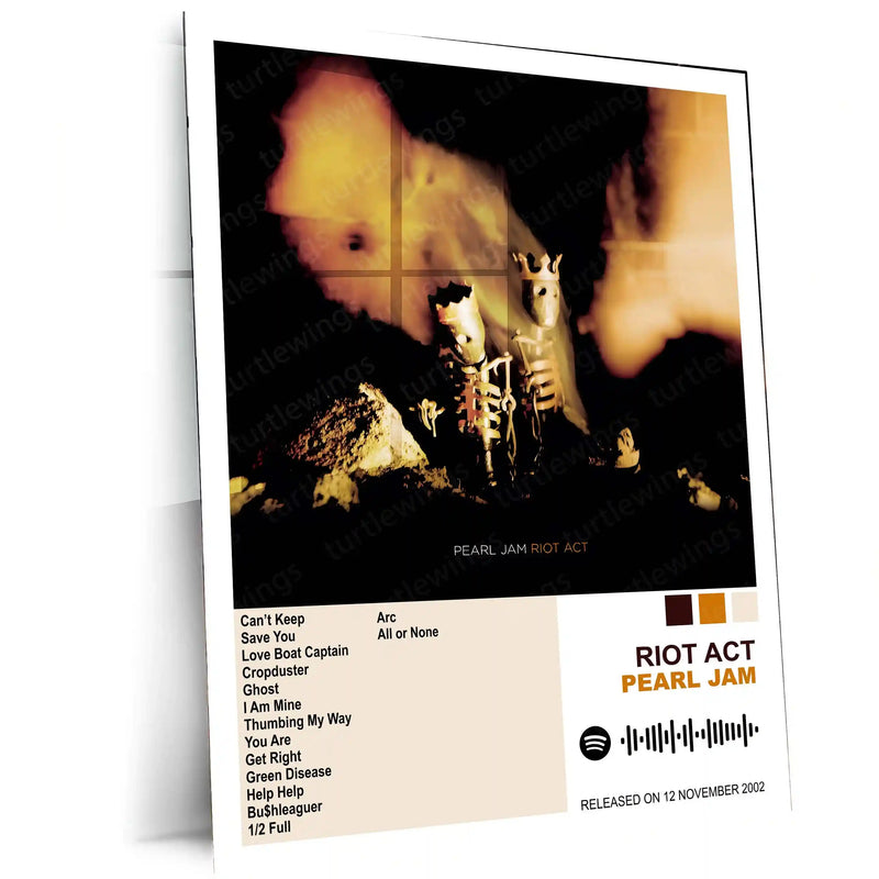 Pearl Jam Complete Collection | Set of 11 | Set of 8 | Set of 4 | Album Posters Metal Frames Grunge Legacy. Raw Emotion. Seattle Sound Forever. - TURTLEWINGS 