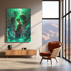 Roronoa Zoro – One Piece Metal Poster | Straw Hat Swordsman Wall Frame