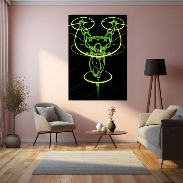 Anime Metal Poster | Roronoa Zoro Metal Poster | One Piece Swordsman Wall Frame | Anime Collector Art 01