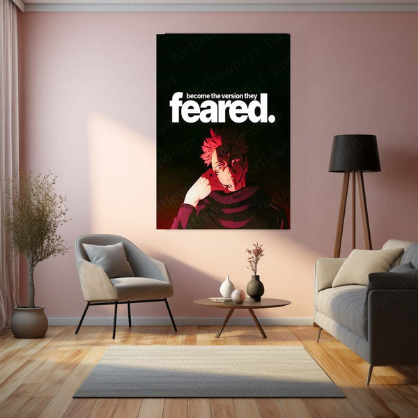 Anime Metal Poster | Ryomen Sukuna 