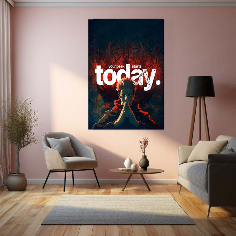Anime Metal Poster | Ryomen Sukuna 