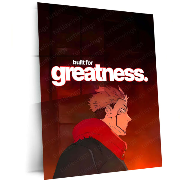 Anime Metal Poster | Ryomen Sukuna 
