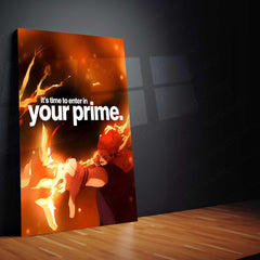 Anime Metal Poster | Your Prime Sukuna Metal Poster | Motivational Anime Wall Art | Premium Aluminum Print