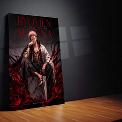 Anime Metal Poster | Ryomen Sukuna Metal Poster | King of Curses Anime Wall Art | Premium Aluminum Print – product image 2