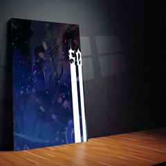 Anime Metal Poster Set of 3 | Sung Jin-Woo Shadow Monarch Solo Leveling Triptych Wall Art – product image 3