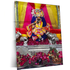 Spiritual Metal Poster | Sanwariya Seth – Devotional Metal Poster | Shyam Baba Wall Frame