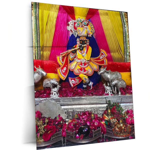 Spiritual Metal Poster | Sanwariya Seth – Devotional Metal Poster | Shyam Baba Wall Frame