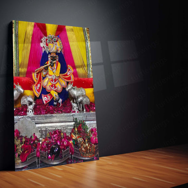 Spiritual Metal Poster | Sanwariya Seth – Devotional Metal Poster | Shyam Baba Wall Frame