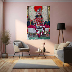 Spiritual Metal Poster | Sanwariya Seth – Devotional Metal Poster | Shyam Baba Wall Frame 01