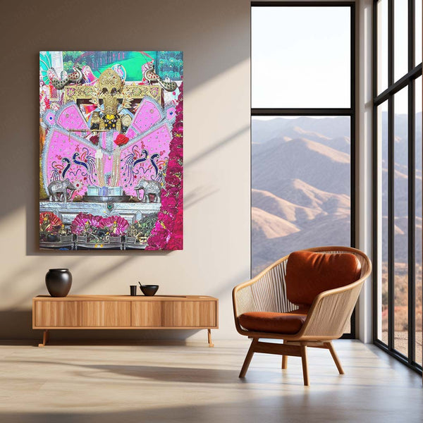 Spiritual Metal Poster | Sanwariya Seth – Devotional Metal Poster | Shyam Baba Wall Frame 02