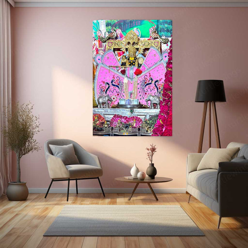 Spiritual Metal Poster | Sanwariya Seth – Devotional Metal Poster | Shyam Baba Wall Frame 02